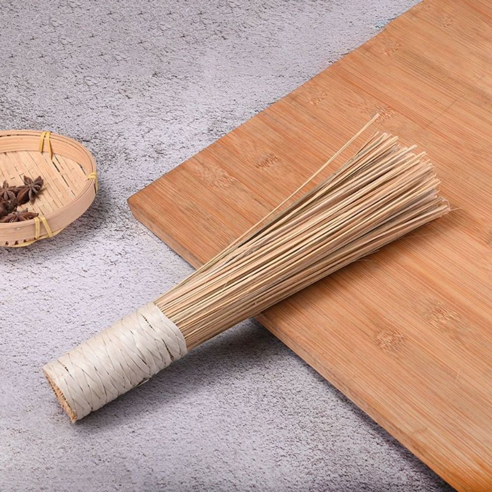 Dish Brush Bamboo - Traditionelles Natürliches Bambus-Reinigungswerkzeug für Zuhause, Geschirrschwamm,