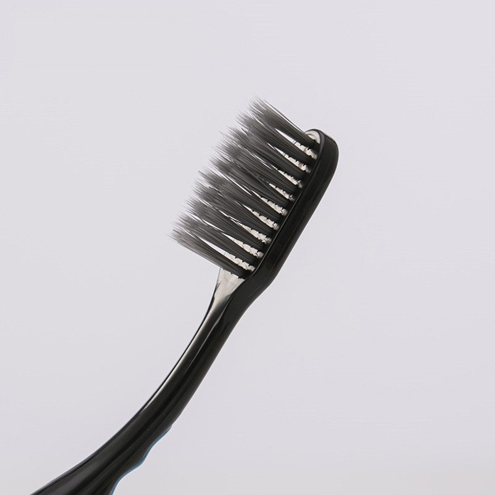 Bamboo Toothbrush Set - 6 Stück Zahnbürsten mit weichen Borsten,