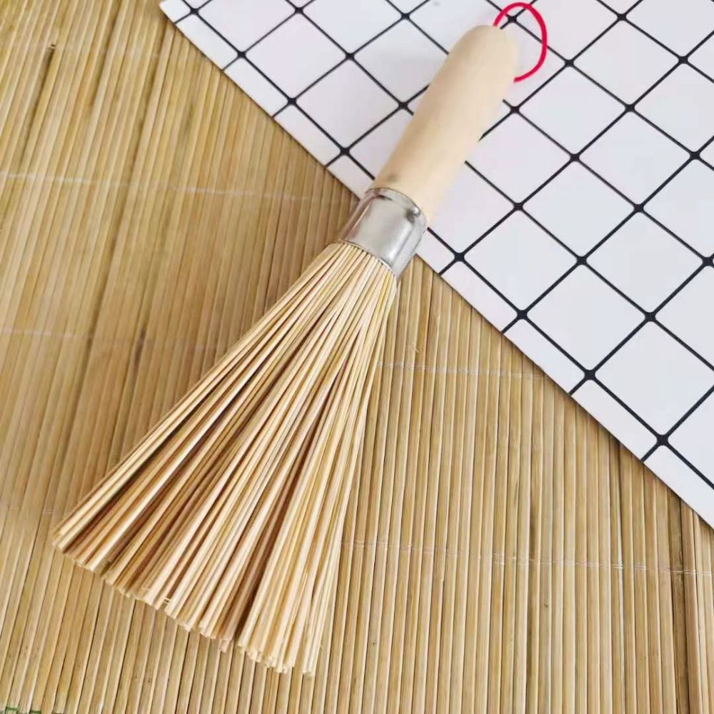 Dish Brush Bamboo - Traditioneller Natürlicher Bambus-Wokbürste Topf- und Pfannenreiniger