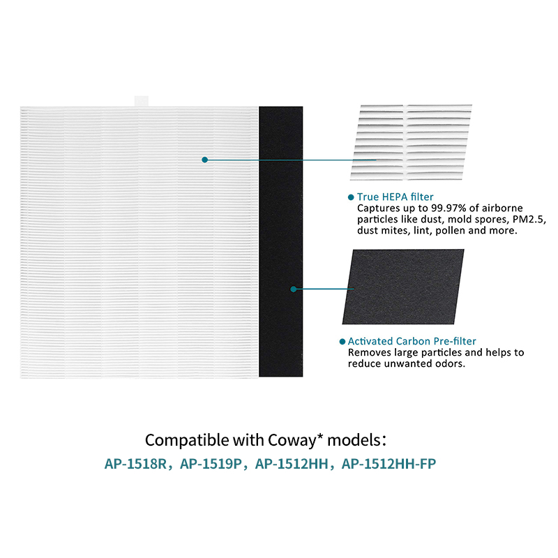 AP-1512HH Echter HEPA-Ersatzfi – Coway Air Purifier Ap-1512Hh Bewertung und Preis