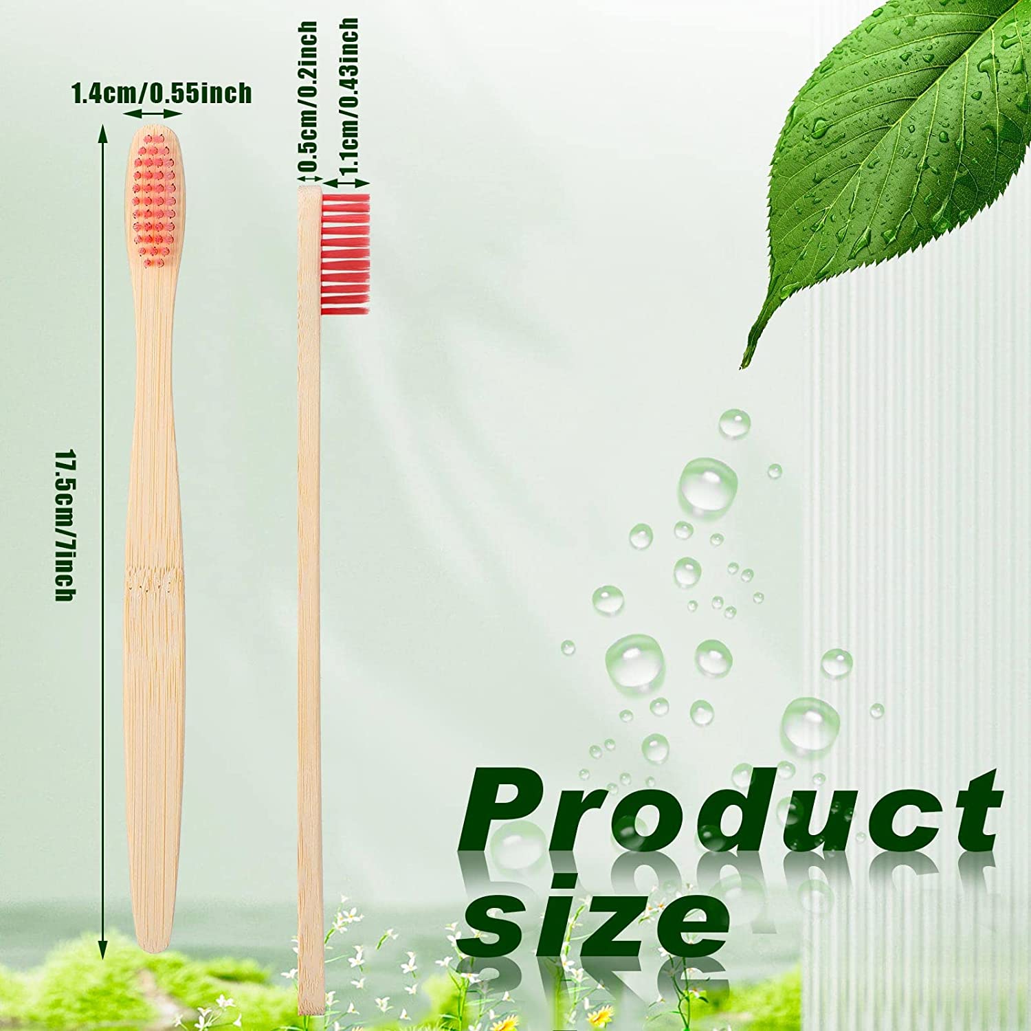100 Stück individuelle Logo-Ba – Bamboo Toothbrush Set Bewertung und Preis