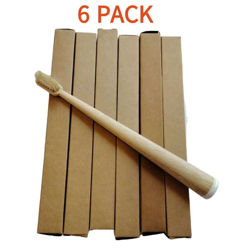 6er-Pack Wildschweinborsten- & – Bamboo Toothbrush Set Bewertung und Preis